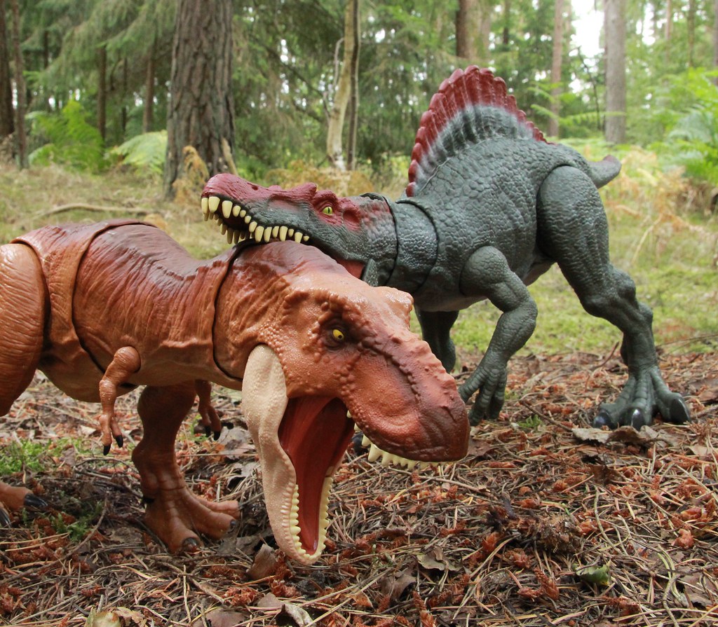 Jurassic Park 3 Spinosaurus Vs Tyrannosaurus Rex Toys