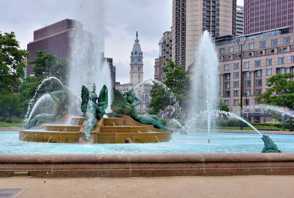 Philadelphia's Fountain of the Three Rivers the places I have been