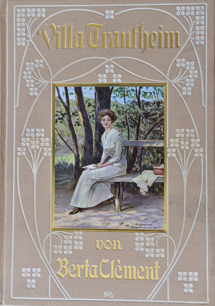 Art Nouveau Jugendstil Book Cover Villa Trautheim Von Be Flickr