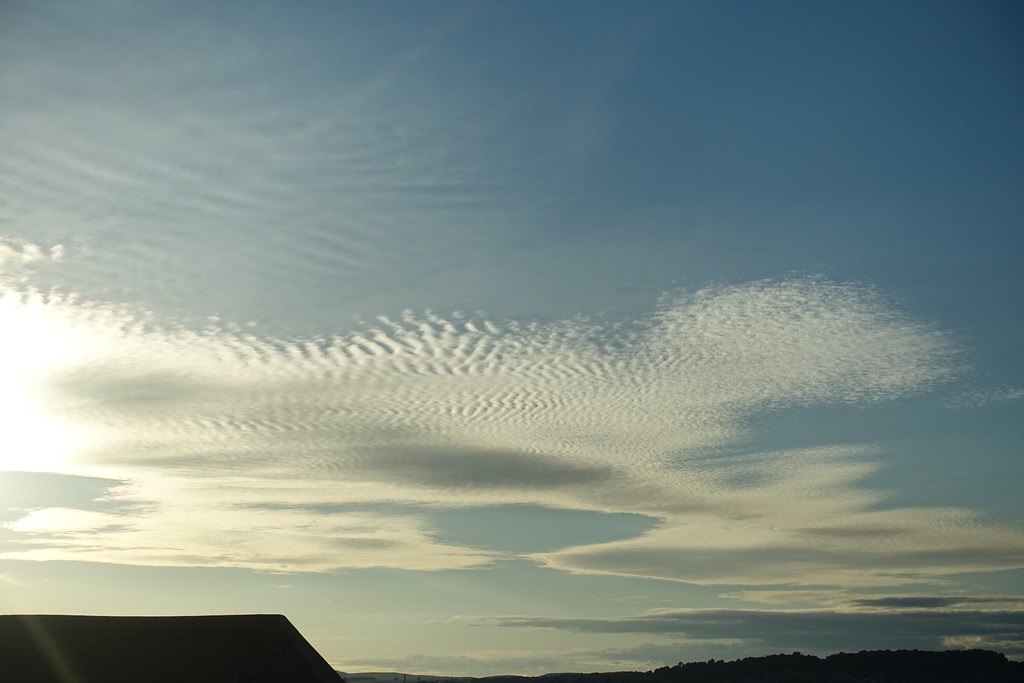 Home again to cool sea breezes Mackerel Sky at night Flickr