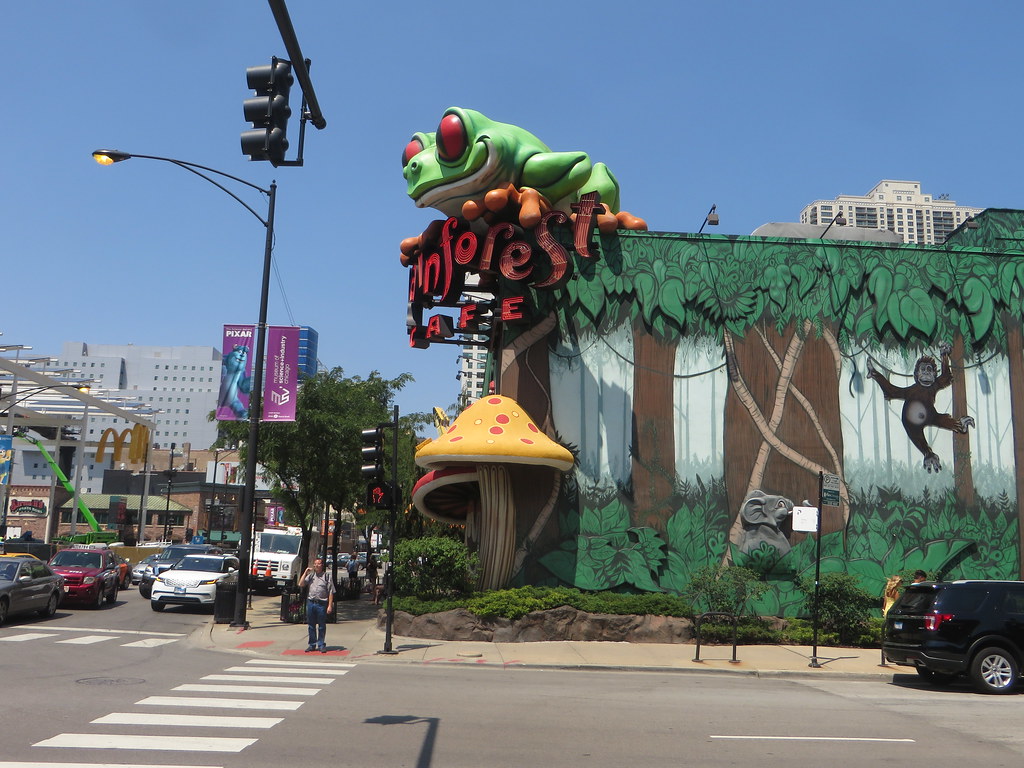 Rainforest Cafe, River North, Chicago, Illinois River Nort… Flickr