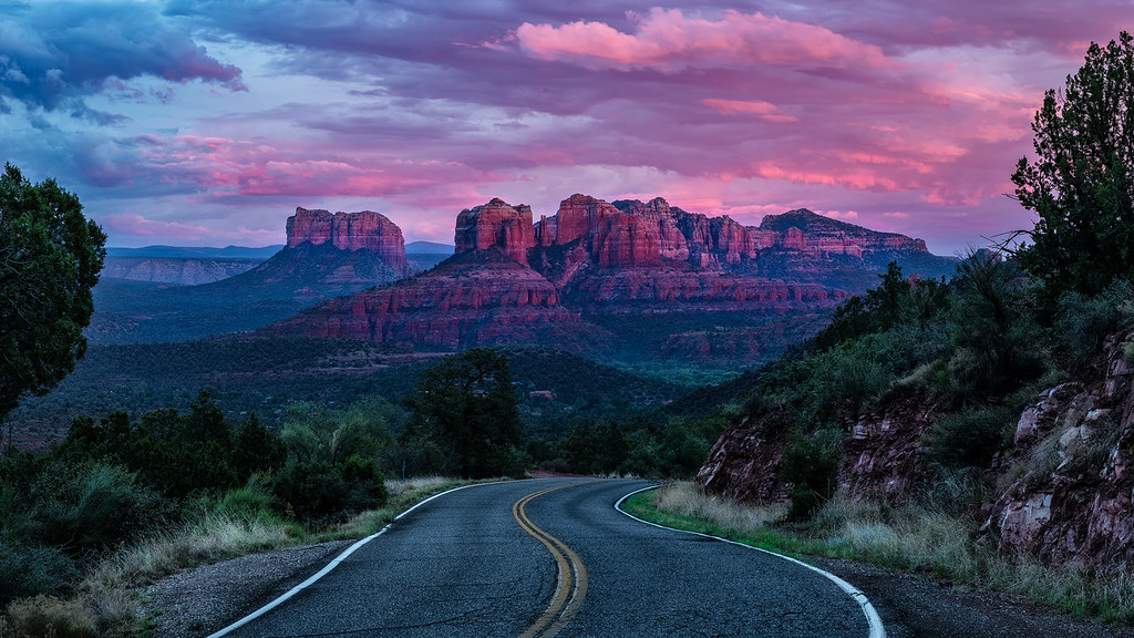 Road To Red Rock Country We had a beautiful monsoonfueled… Flickr