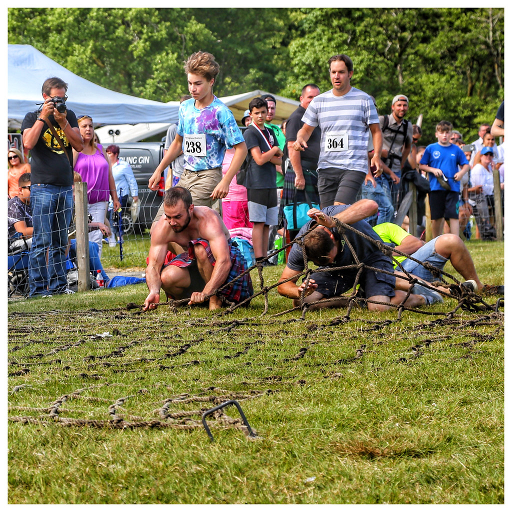 Tourist Shooting the Obstacle Course Race Luss Highland Ga… Flickr