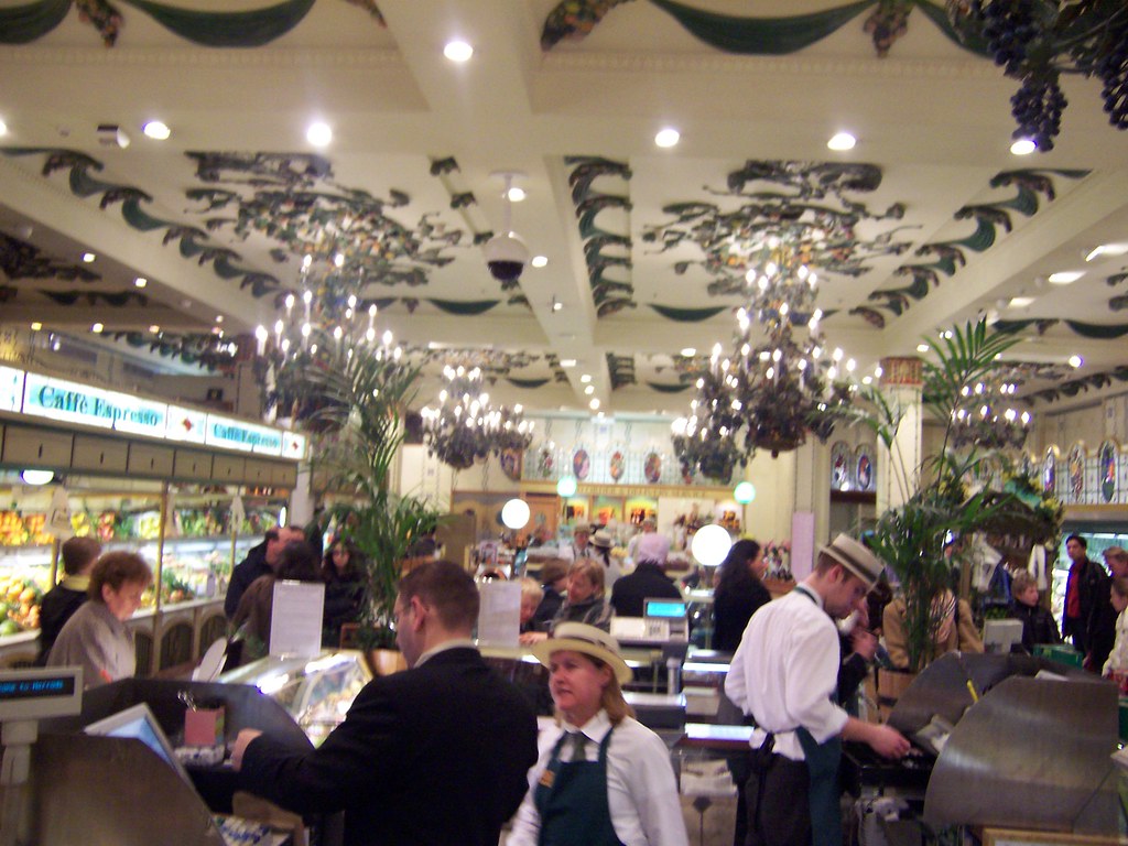Harrods Food Court Inside the Harrods Food Court GregCypes Flickr