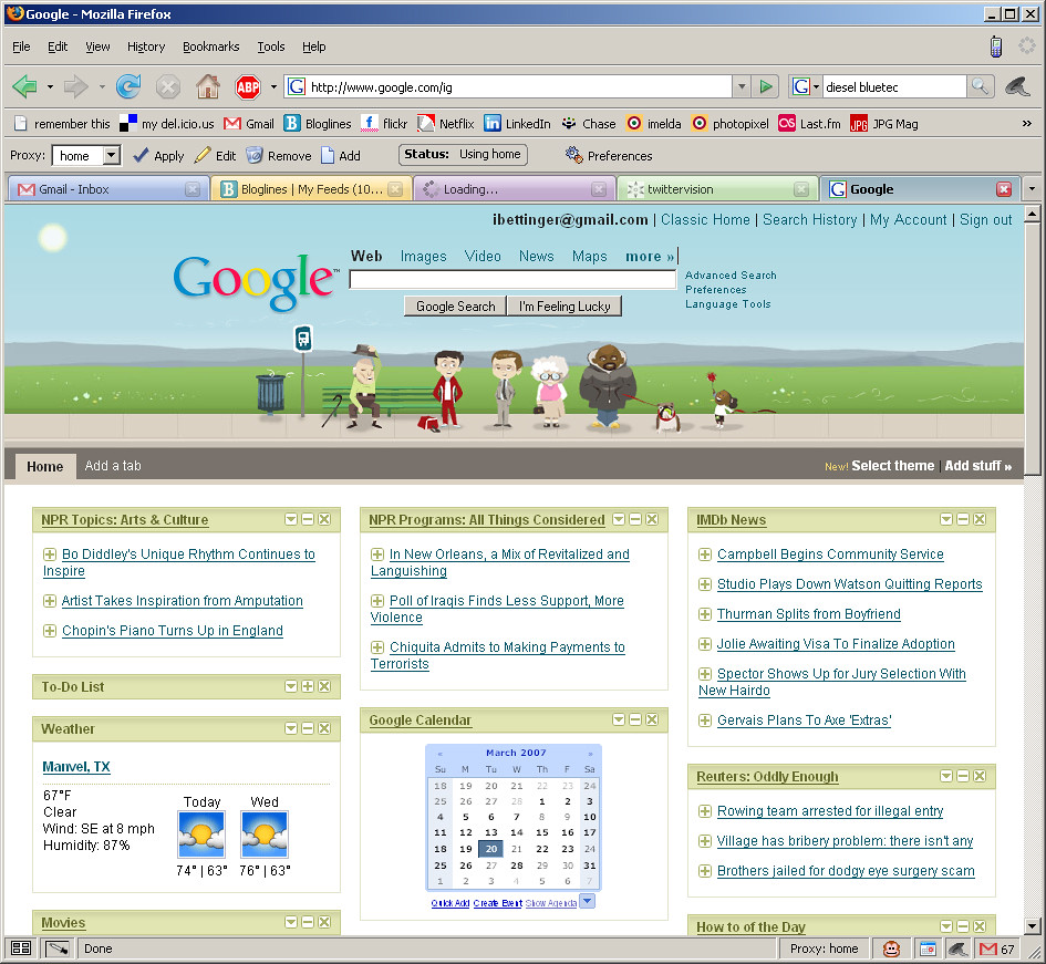 Make Google your homepage – Google