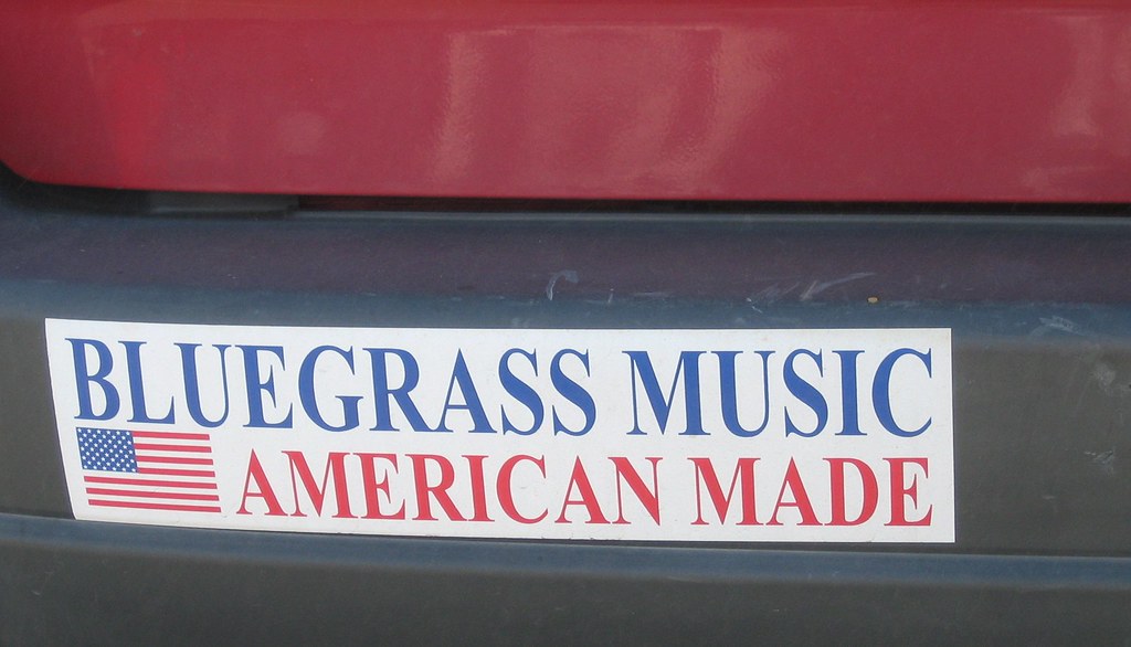 Bluegrass Music Bumper Sticker Just one of the many bumper… Flickr