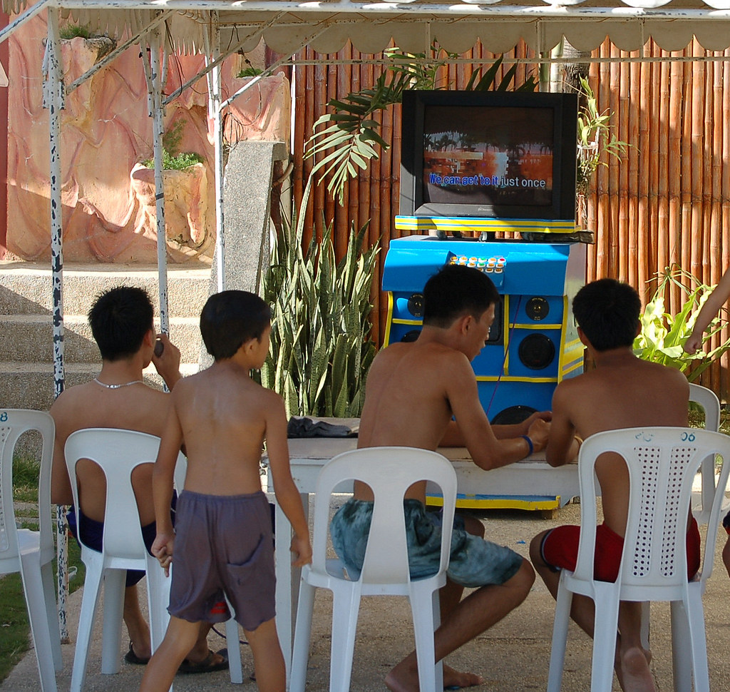 Karaoke!! a very common entertainment in the Philippines. … Flickr