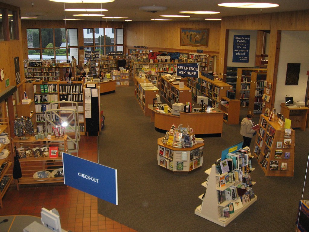 Inside the Monterey Public Library Monterey Public Library Flickr