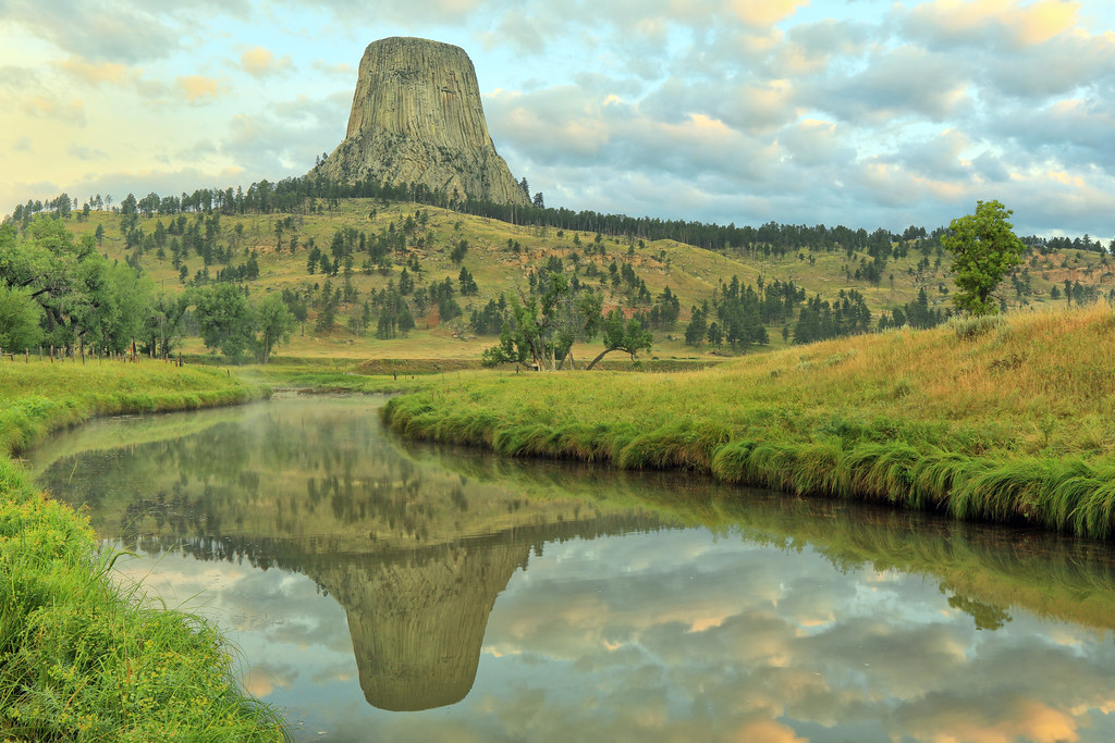 Devils Tower, Belle Fourche River, Devils Tower National M… Flickr