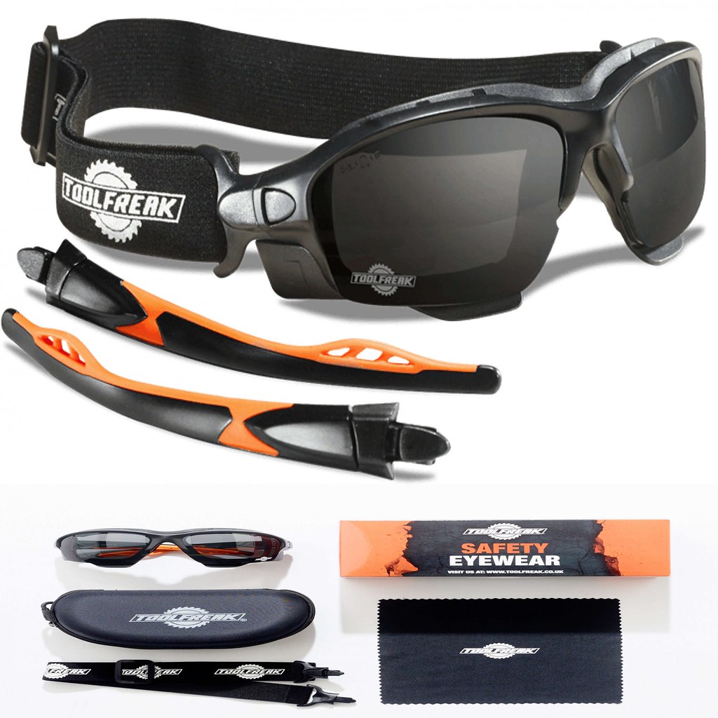 toolfreakspogglessmokelarge Mountain Bike Safety Glasses w… Flickr