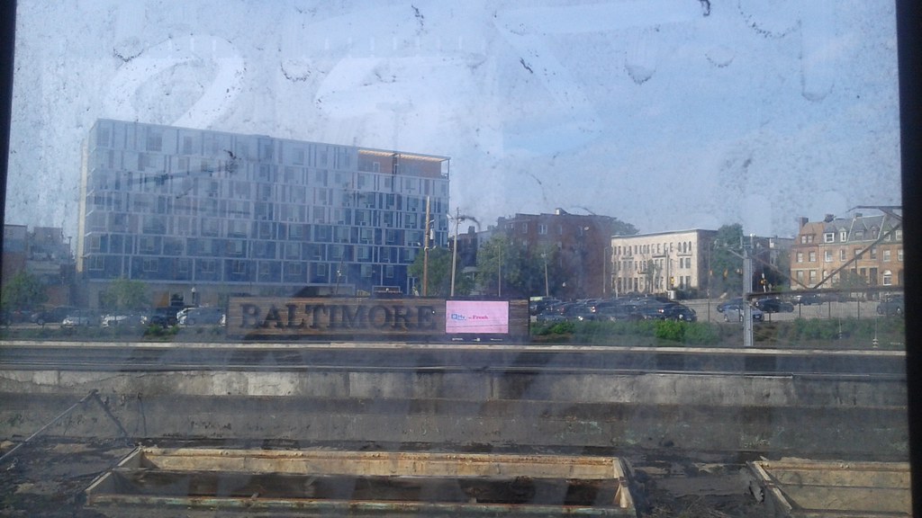 Baltimore Rail yard. This is how you first view the city f… Flickr