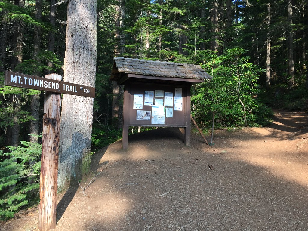Upper Mt. Townsend trailhead. Upper Mt. Townsend trailhead… Flickr