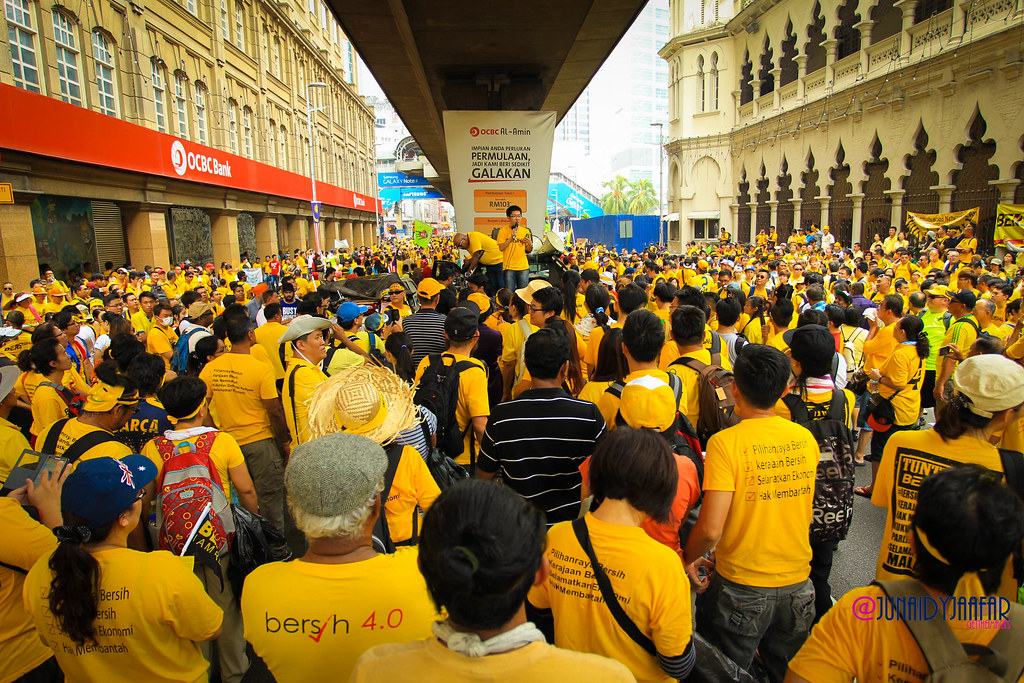 PERHIMPUNAN BERSIH 4.0 Perhimpunan Bersih 4.0 di adakan