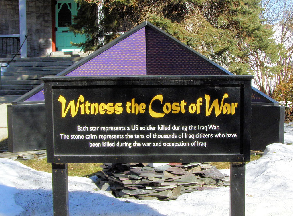 The Cost of War A memorial to those who have died in Iraq.… Flickr