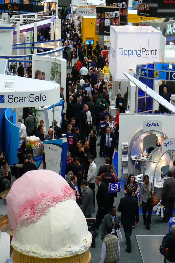 Infosec 2007 Olympia. Free ice cream on this stand.... onl… Flickr
