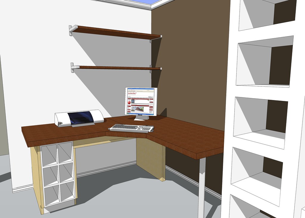 Condo Desk Design Condo Bedroom I designed and built the … Flickr