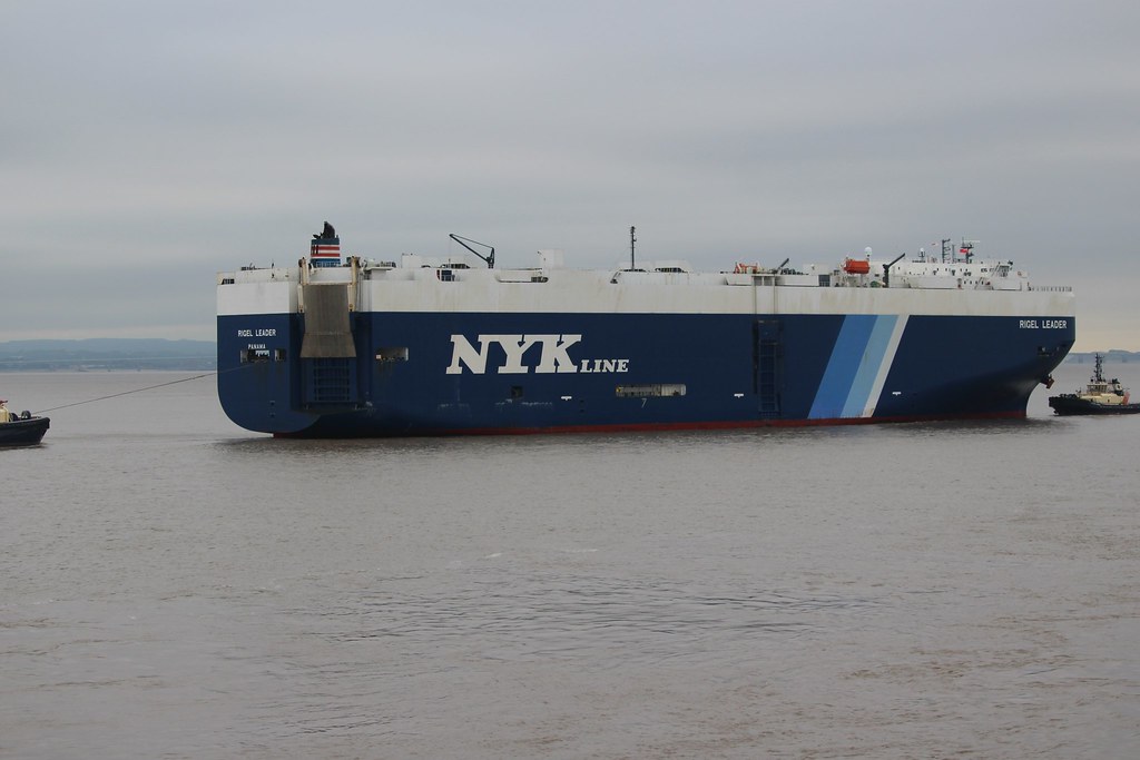 Rigel Leader inbound to Royal Portbury Dock 1 August 2018 Flickr