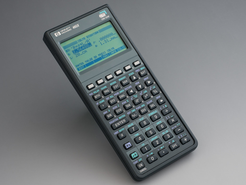 HP 48GX Graphing Calculator The 48GX was introduced in 199… Flickr