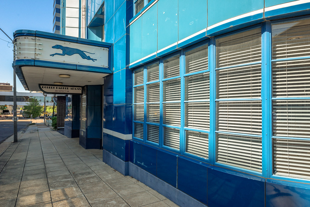Old Greyhound Bus Station (c. 1938), v08, 219 N Lamar St, … Flickr