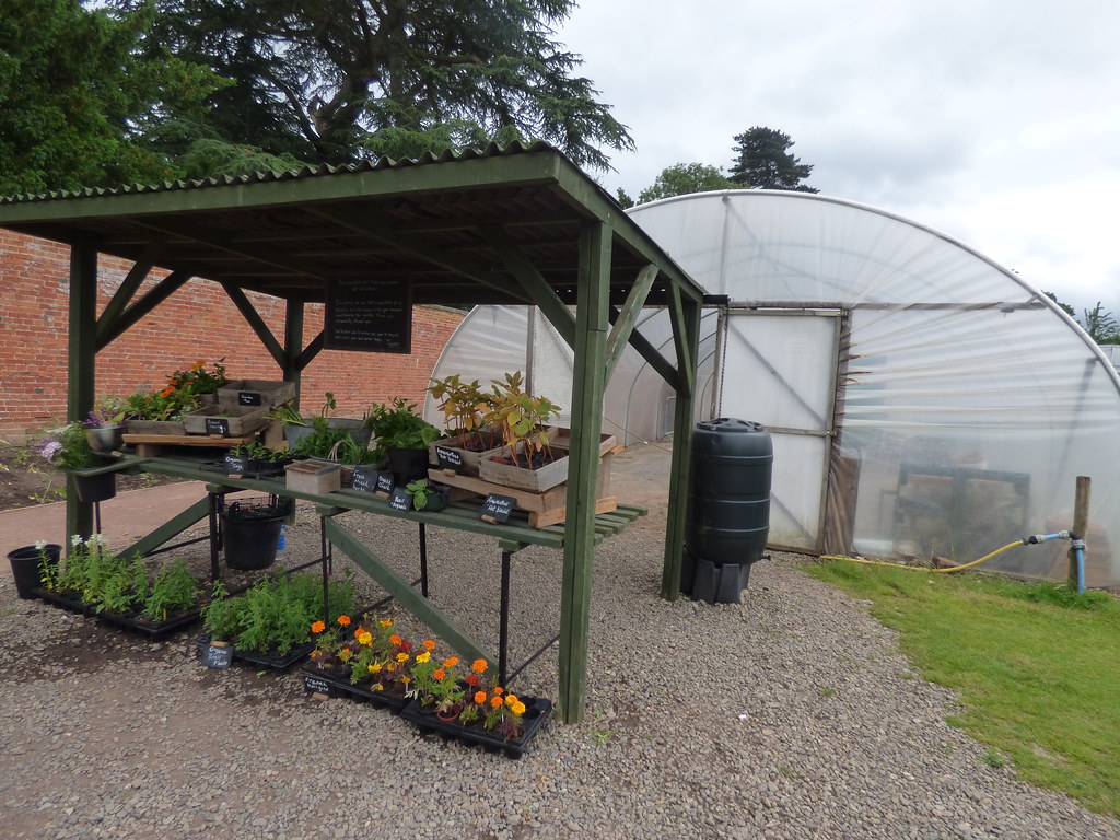 The Walled Garden at Hanbury Hall vegetable canopy tents… Flickr