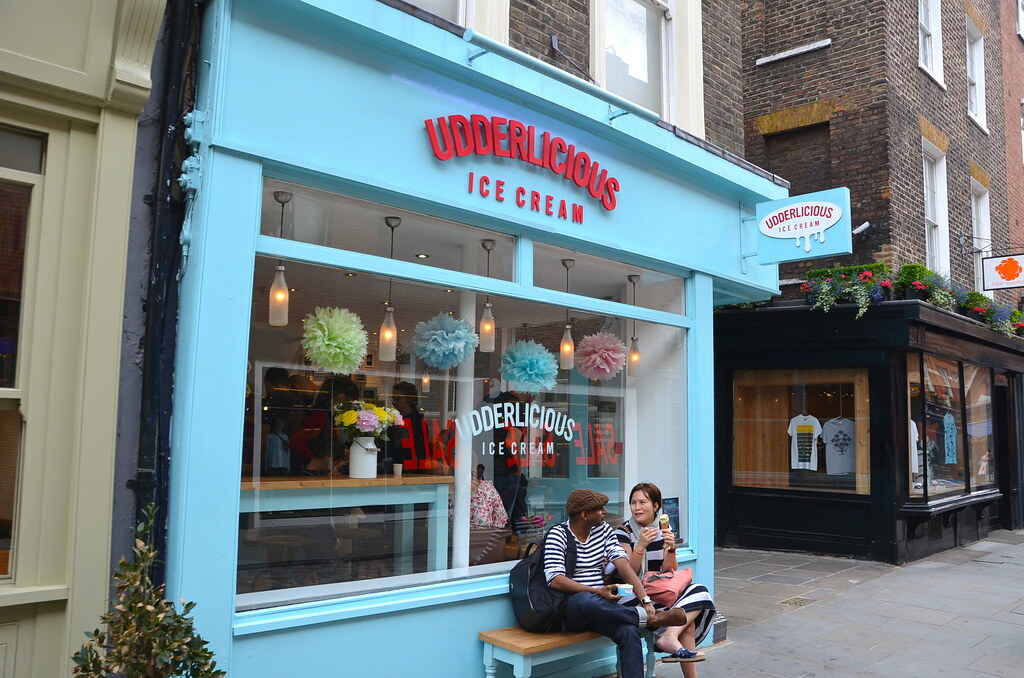 Udderlicious Ice Cream Seven Dials area of Covent Garden, … Flickr