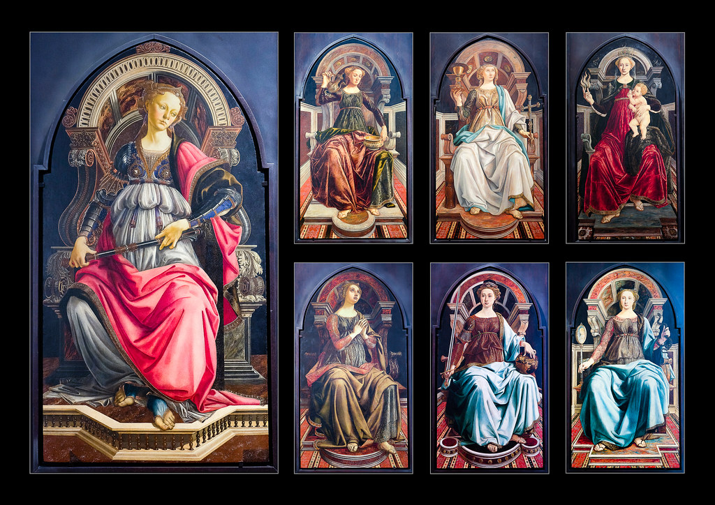 The Seven Virtues The Allegory of Fortitude (main painting… Flickr