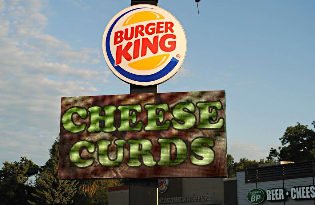Burger King & Cheese Curds Westfield, Wisconsin Cragin Spring Flickr