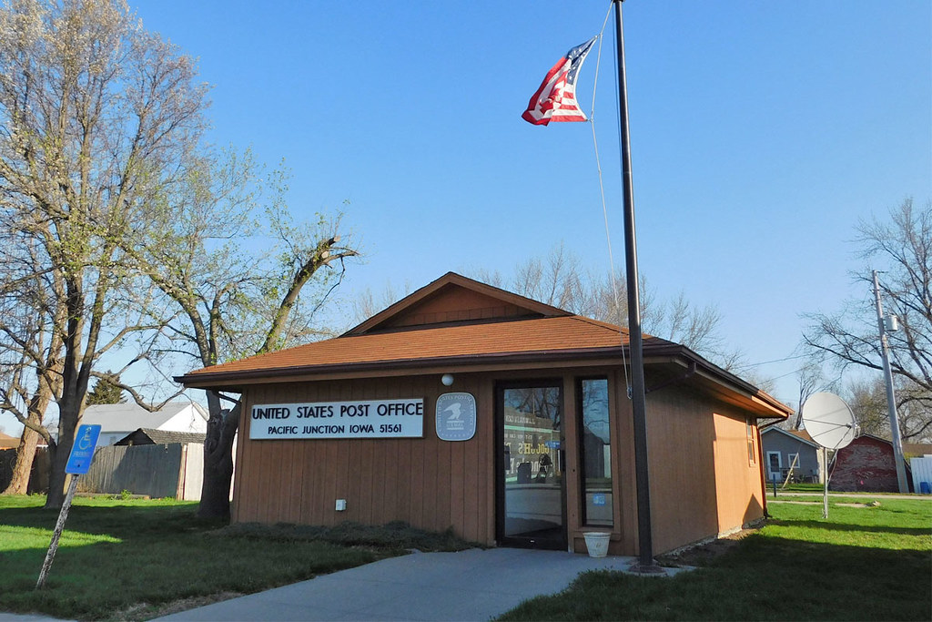 Pacific Junction, IA post office Mills County. Photo by J … Flickr