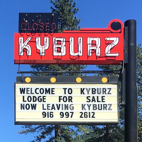 TO KYBURZ. LODGE FOR SALE. NOW LEAVING KYBURZ. Flickr