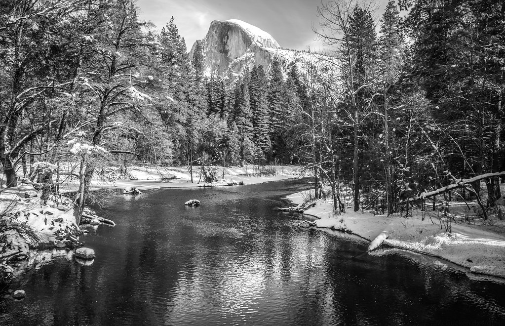 Black & White Yosemite NP Fine Art! B&W Yosemite National Park Winter Snow Landscape Photography
