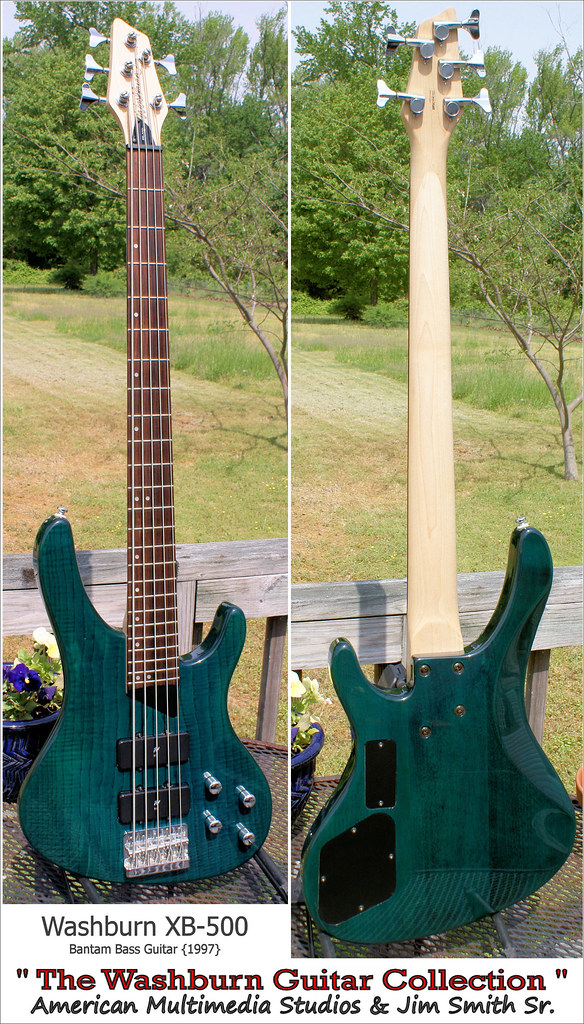 Washburn XB500 Bantam Series 5 string electric bass guita… Jim