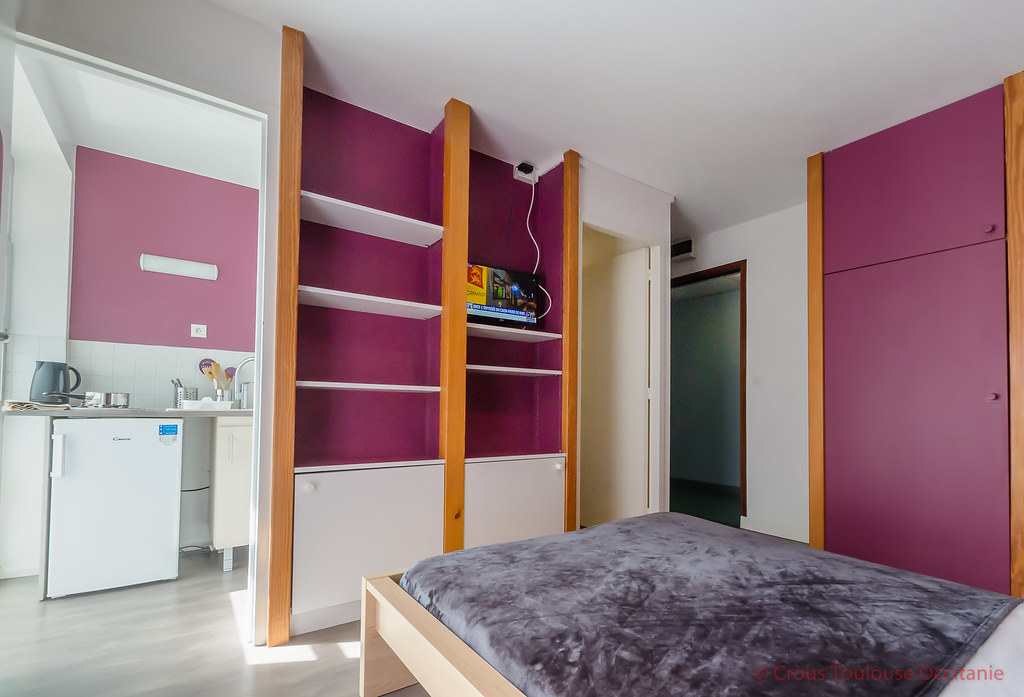 CrousToulouse_RésidenceTaur_t1 chambre d'hôte°08 Crous de Toulouse