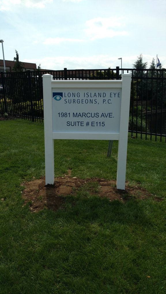 Long Island Eye Surgeons Signage This is a post sign we ma… Flickr