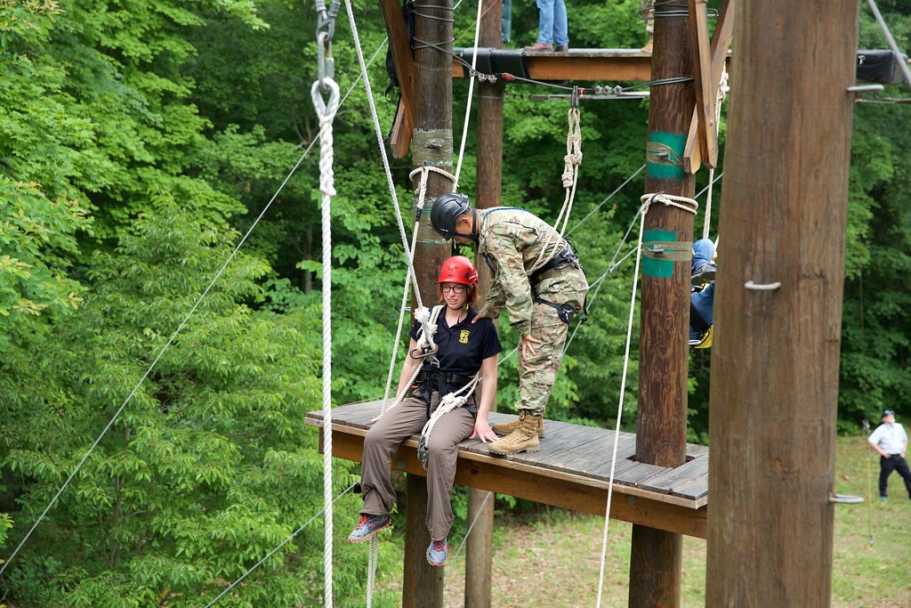 COI visits the High Ropes with 1st Regiment, Basic Camp Flickr