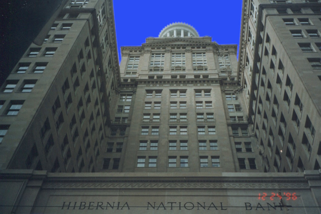 New Orleans Louisiana Hibernia Nation Bank Lighted Tower a photo