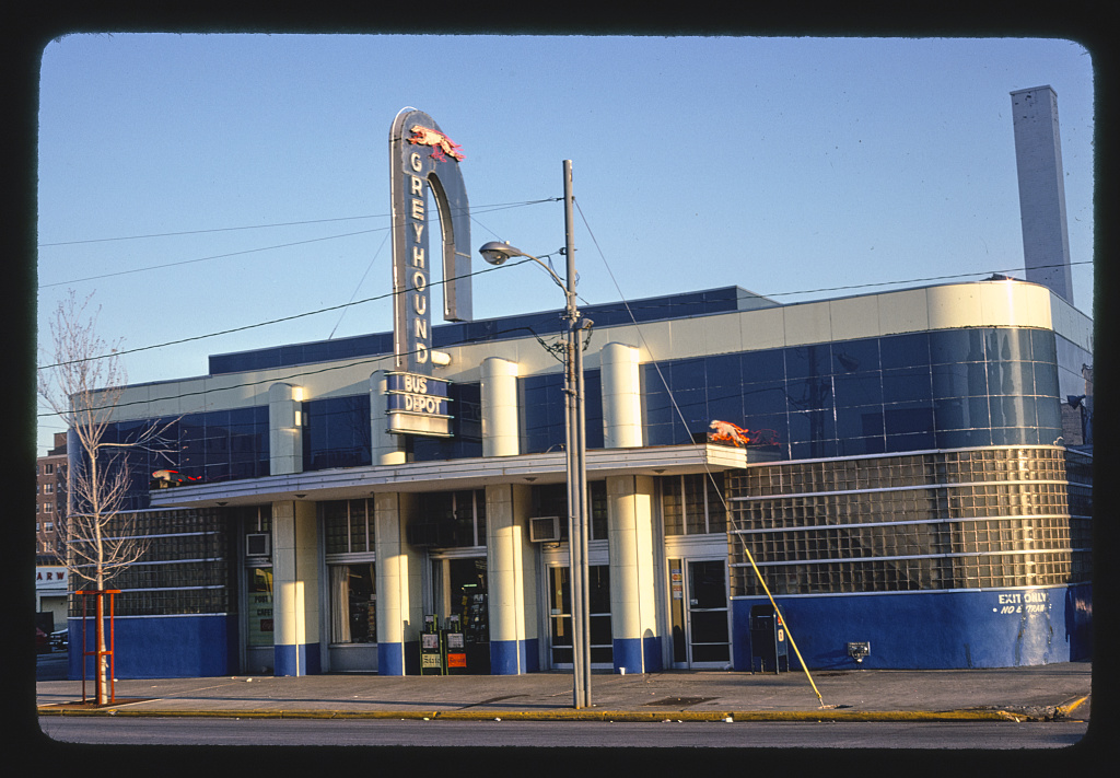 Greyhound Bus Depot, vertical view, Columbia, South Caroli… Flickr