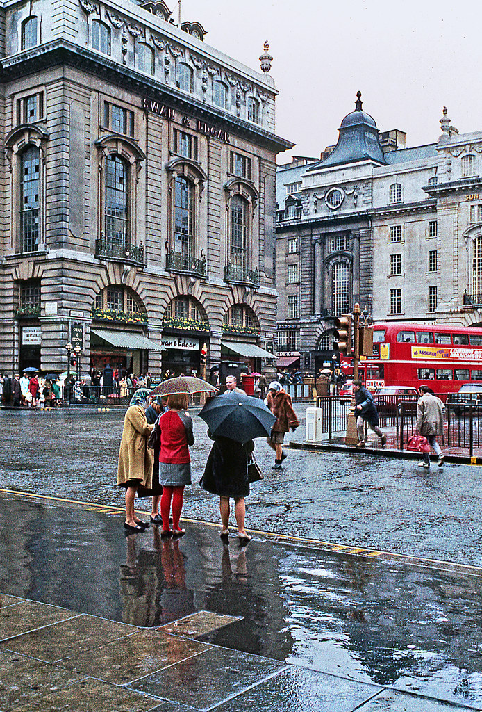 Vintage Analog. September 1967. London. Under the umbrella… Flickr