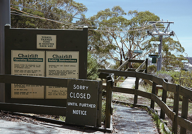 Broken Chairlift And by "until further notice" they mean n… Flickr