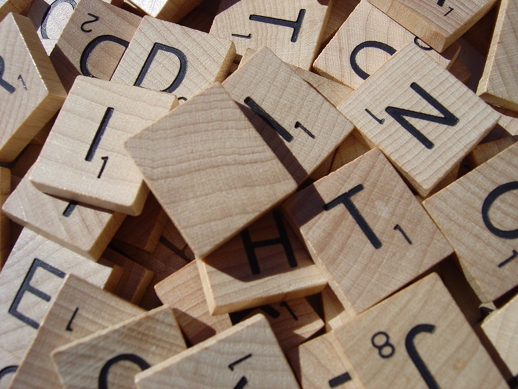 Scrabble Tiles With Blank! A closeup of the letter tile… Flickr