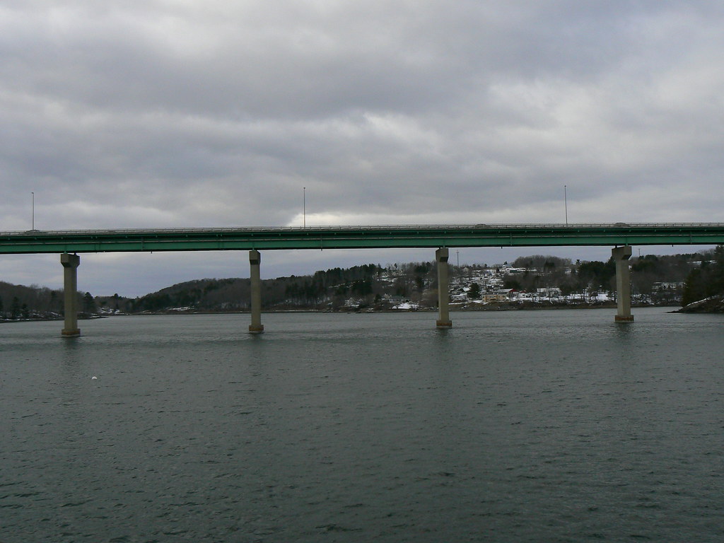 Passagassawakeag River I don't know the name of the bridge… Flickr