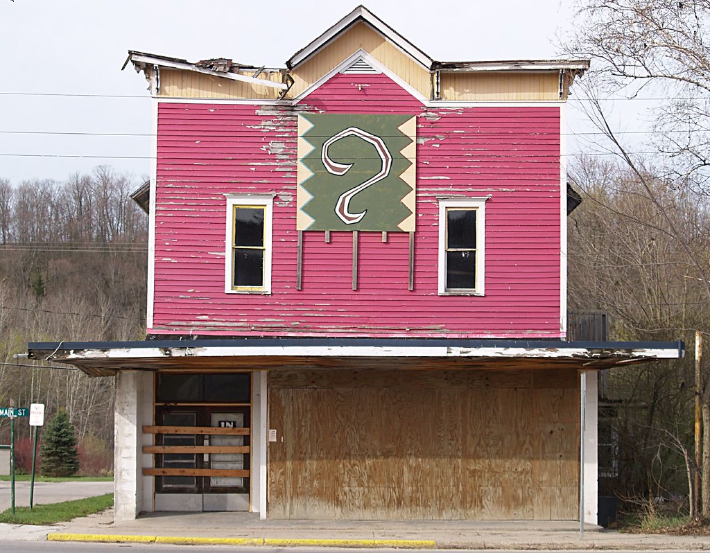 Question Mark Sign On Hobson's Old Building, Corner Of Hen… Flickr