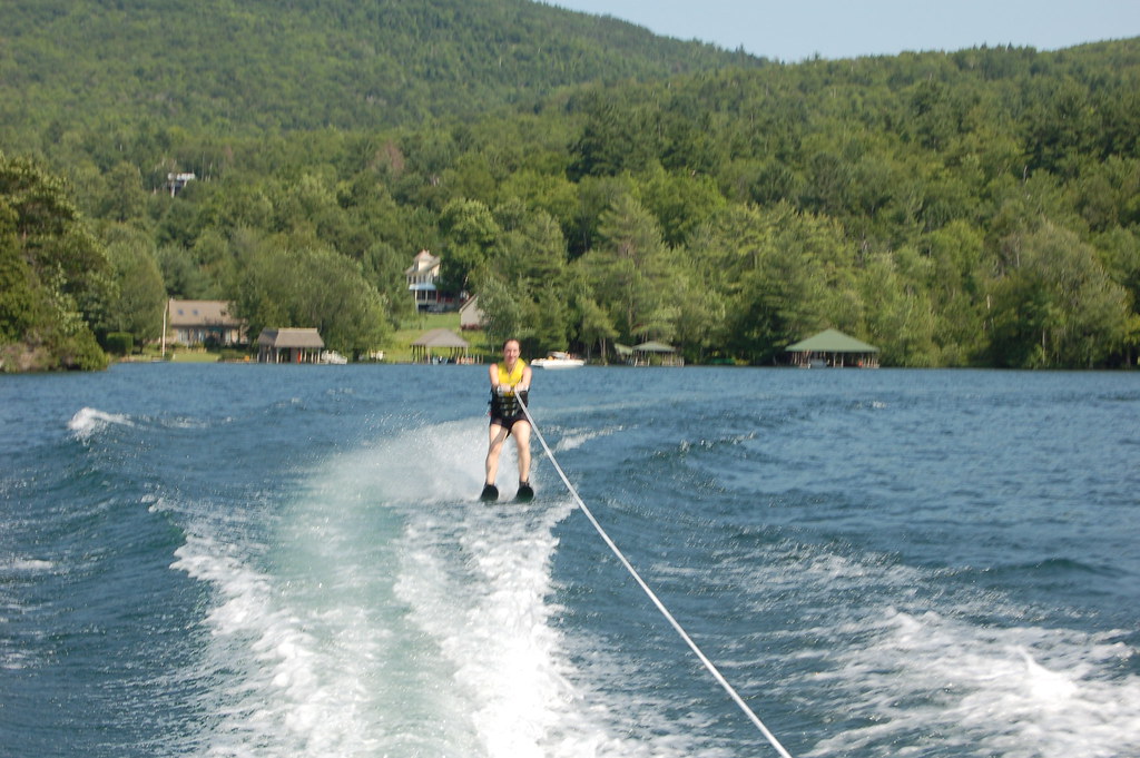 My niece skiing beautiful Lake Skiing on a beautifuâ€¦ Flickr