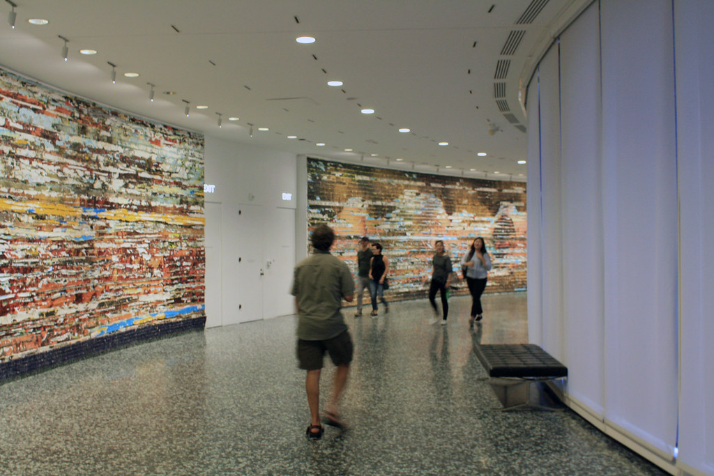 At the Hirshhorn Mark Bradford Pickett's Charge paper, 400… Flickr