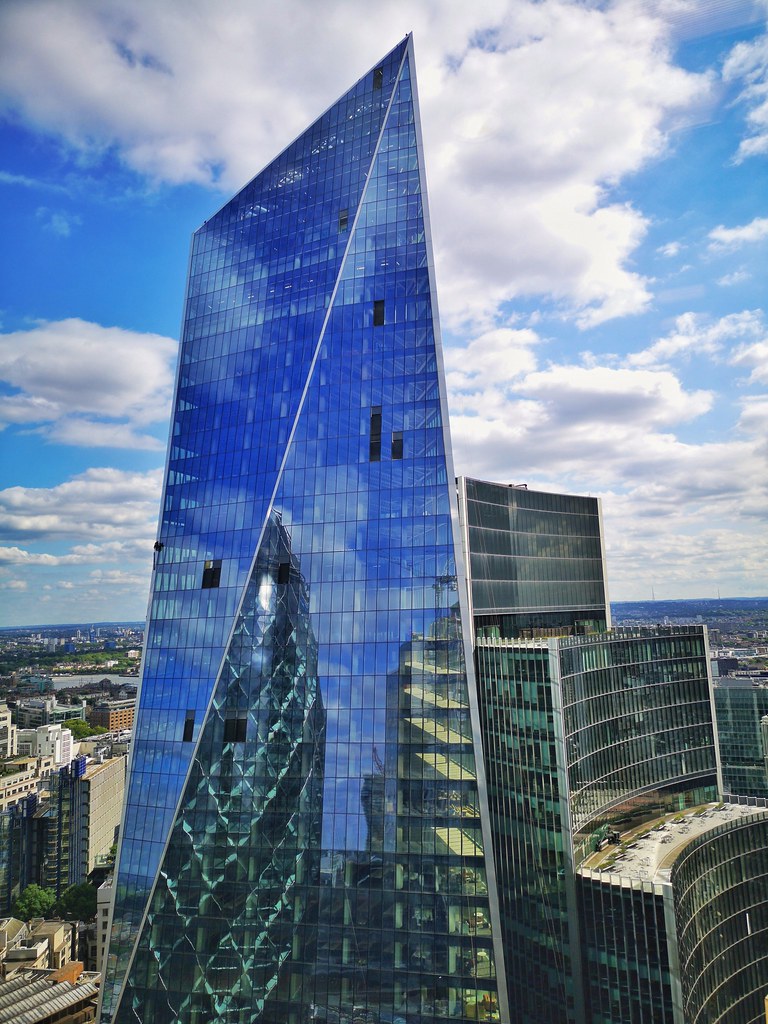 The newly completed Scalpel building in the City of London
