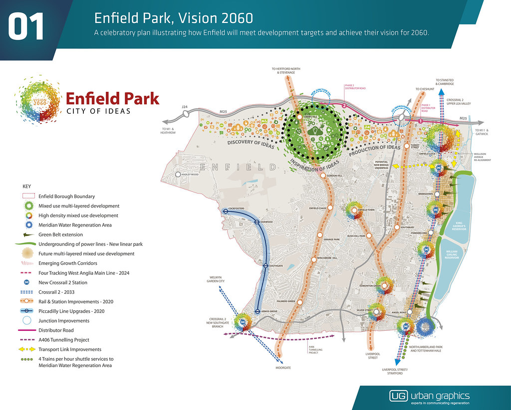 Enfield Park, Vision 2060 A celebratory plan illustrating … Flickr