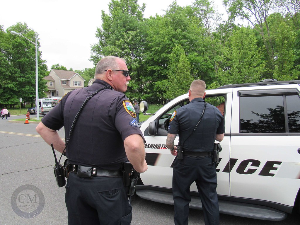 Washingtonville Police at a parade detail RichManSCTV Flickr