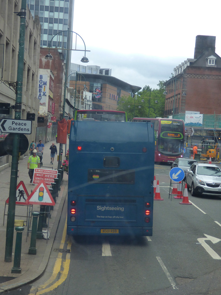 Sightseeing Broad Street, Birmingham From the no 23 NXWM… Flickr