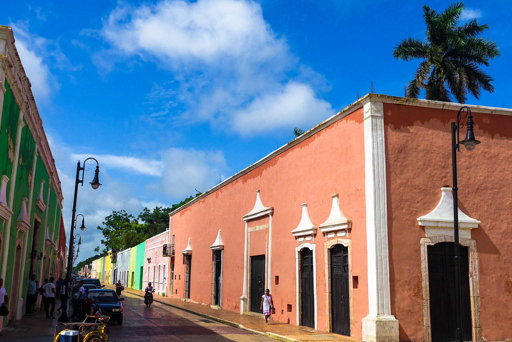 Valladolid, Mexico Colourful pastel buildings in the Yucat… Flickr
