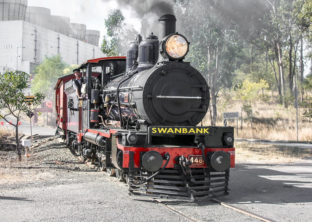 Queensland Pioneer Steam Railway Australian steam train number 448