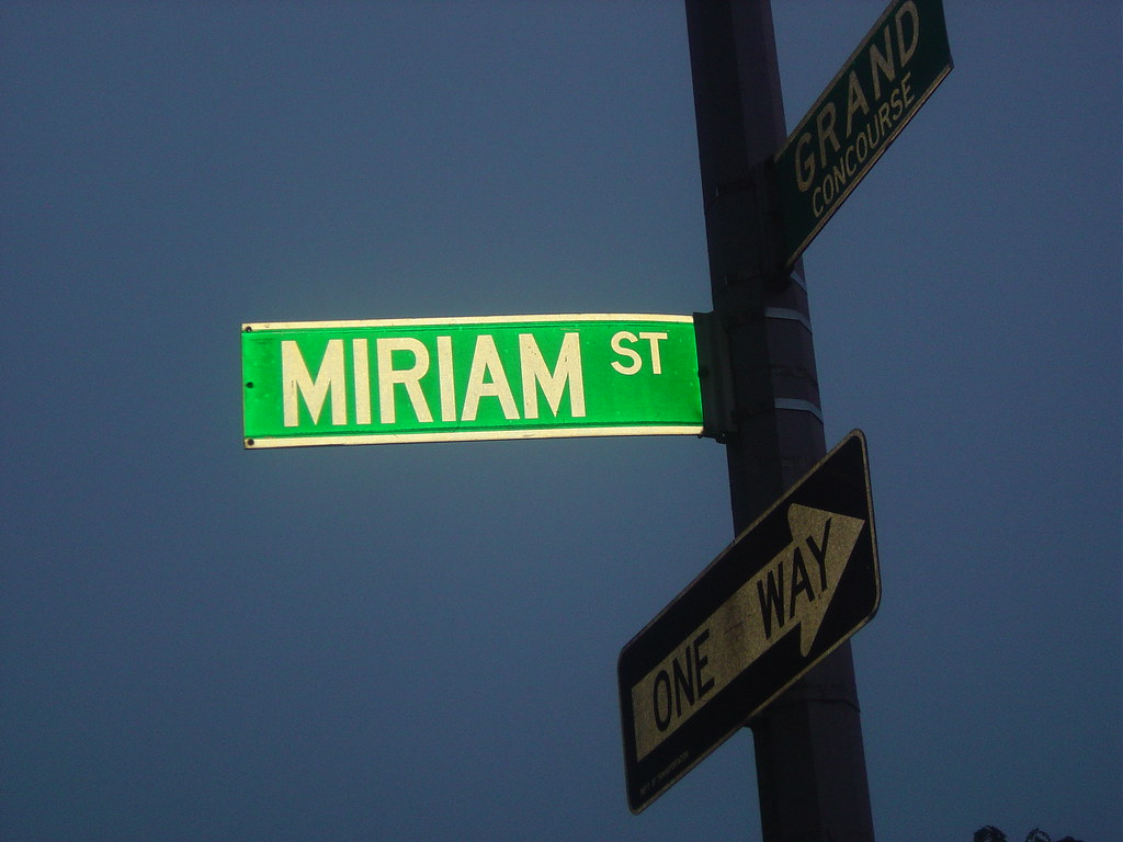 Miriam Street Miriam street and Grand Concourse in the Bro… NYCmiri Flickr
